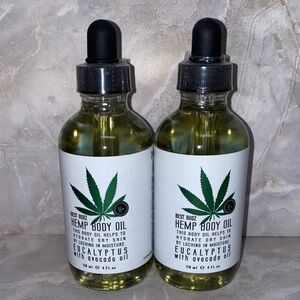 Hemp Body Oil with Avocado Oil - Eucalyptus